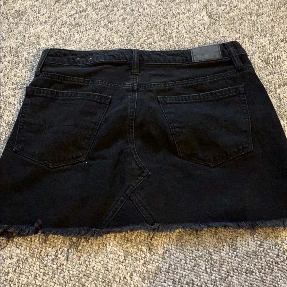 Sold. American eagle black denim skirt - Picture 3 of 3